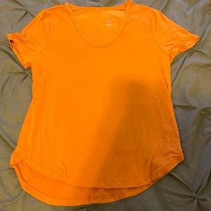 Orange baggy T-shirt